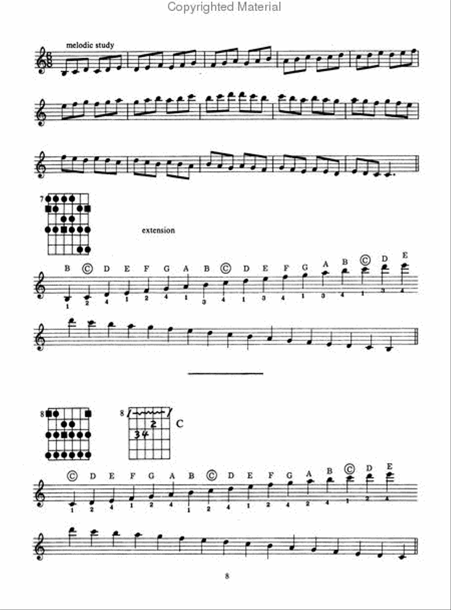 Jay Friedman -- Guitar Scales & Melodic Patterns Guitar scores gallery preview page 3