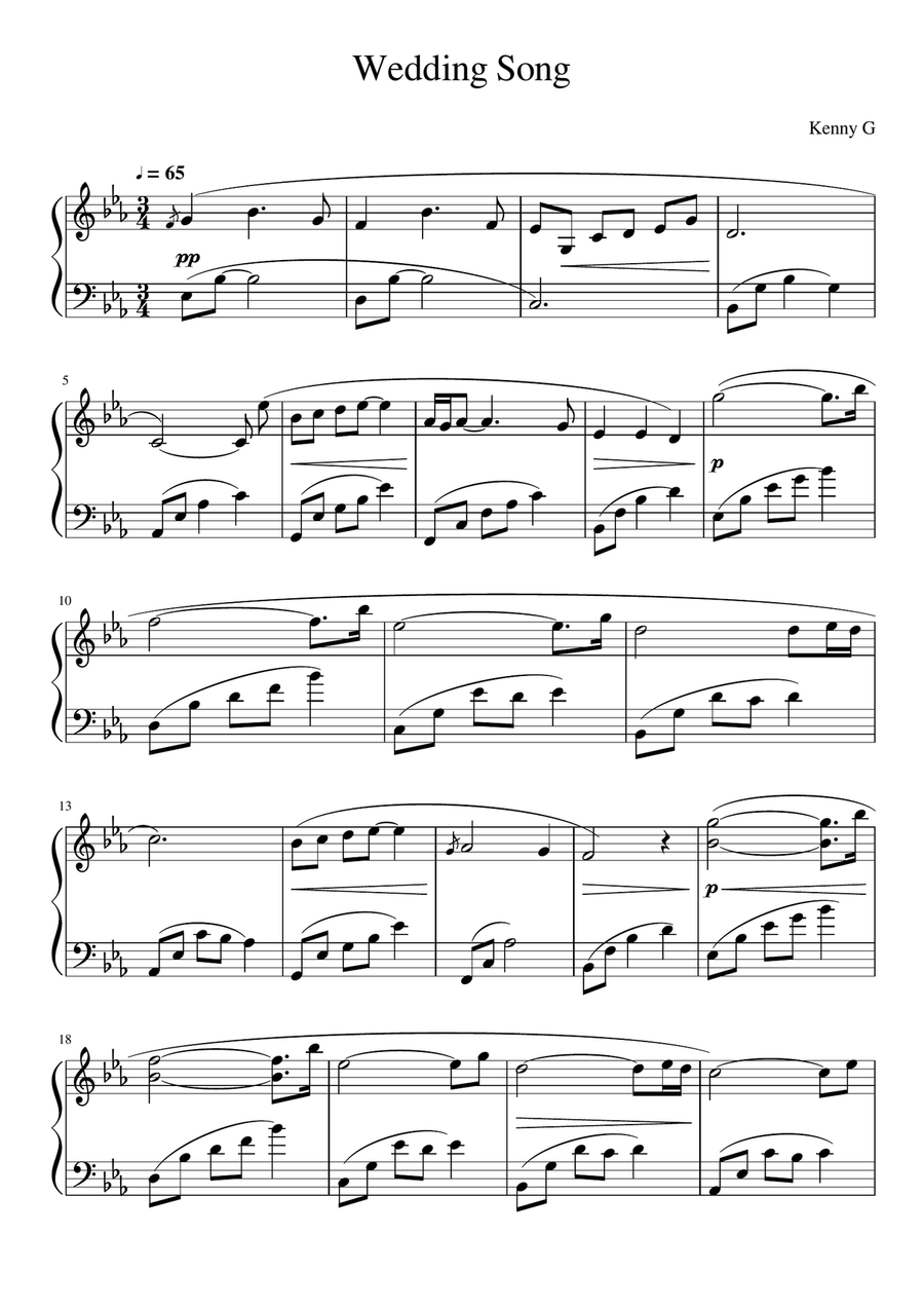 Wedding store song piano