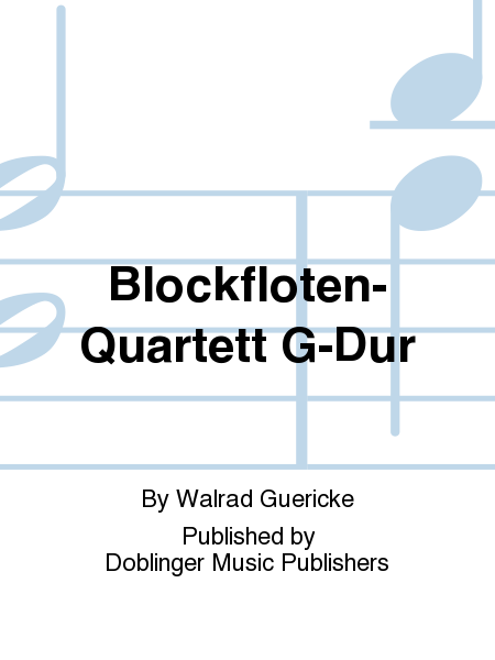Blockfloten-Quartett G-Dur