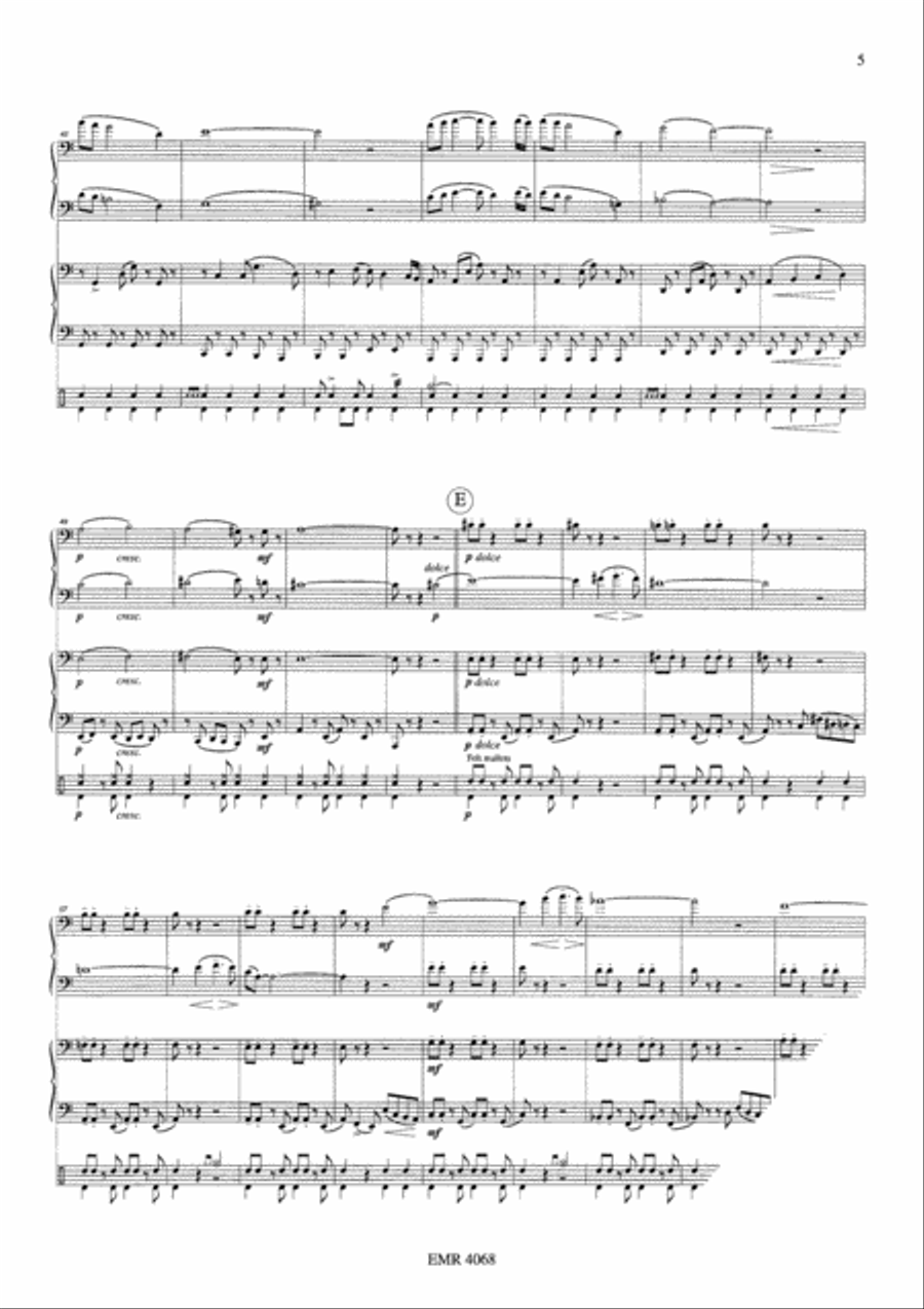 Tango Tuba Quartet scores gallery preview page 6