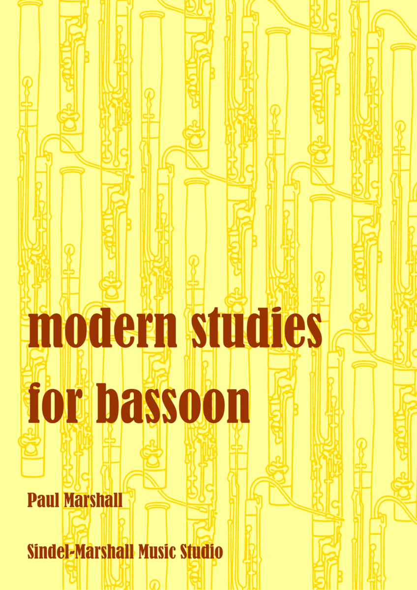 modern studies for bassoon - paul marshall