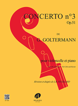 Book cover for Concerto No. 3 Op. 51 en Si min.