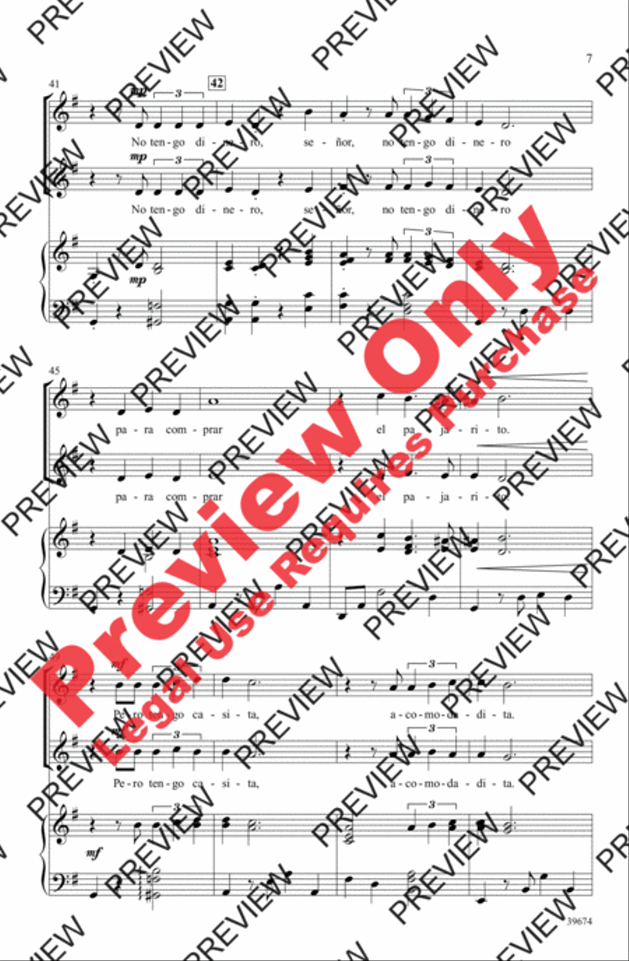 ¡El Pajarito! ¡El Pajarito! 2-Part scores gallery preview page 18
