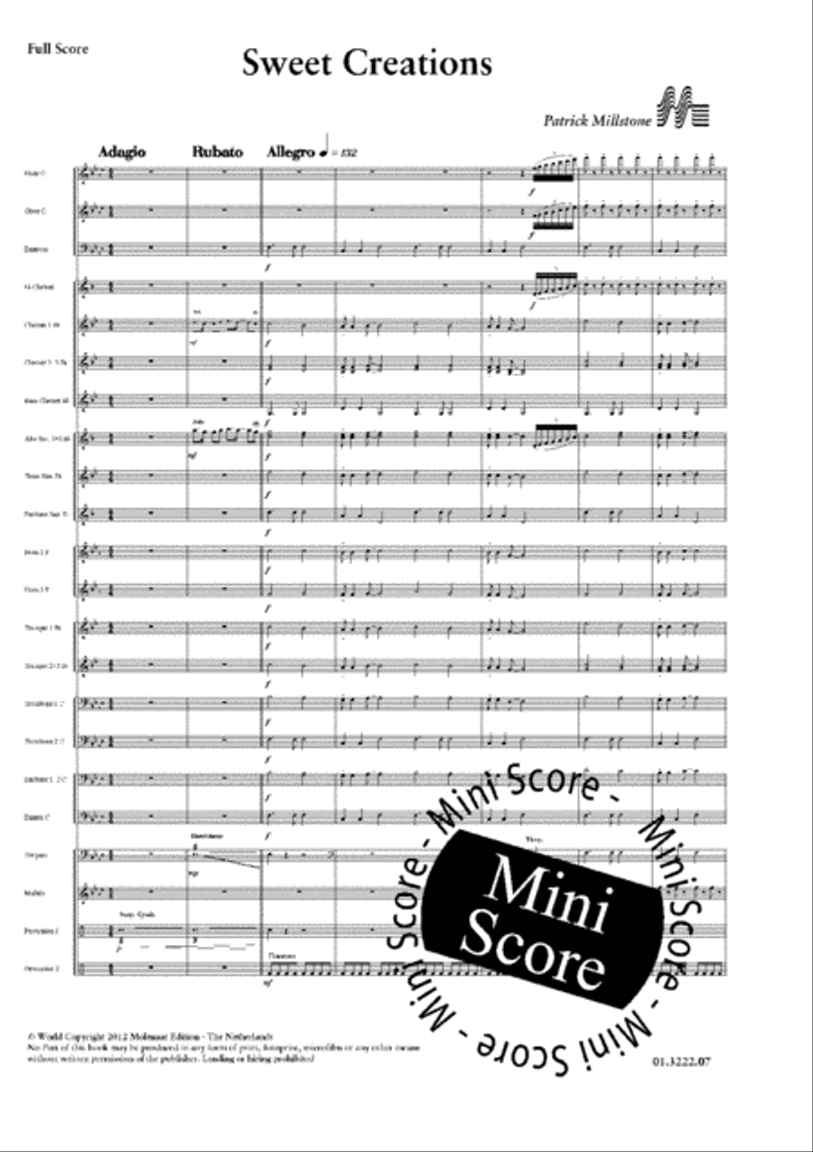 Sweet Creations Concert Band scores gallery preview page 5