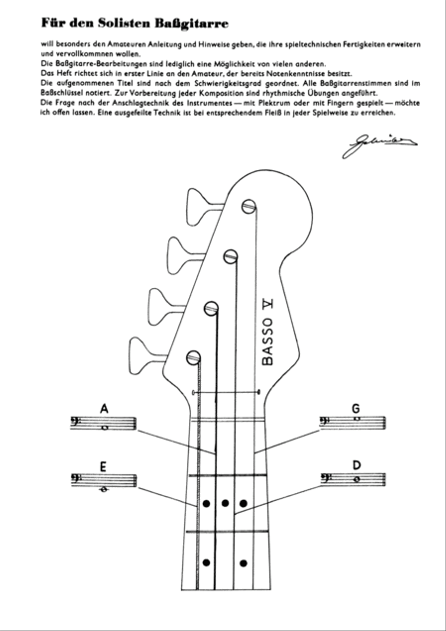 Fur den Solisten - Bassgitarre