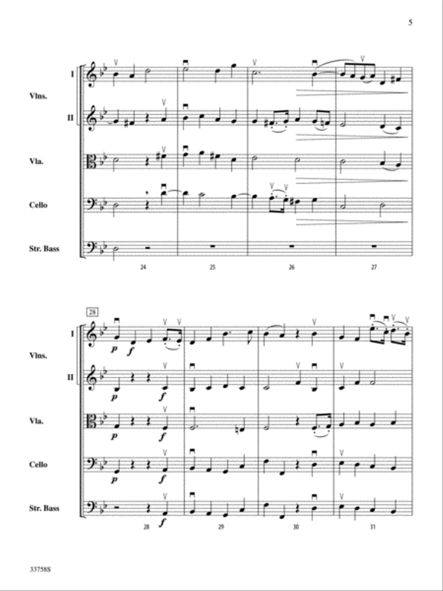 Two English Voluntaries String Orchestra scores gallery preview page 5