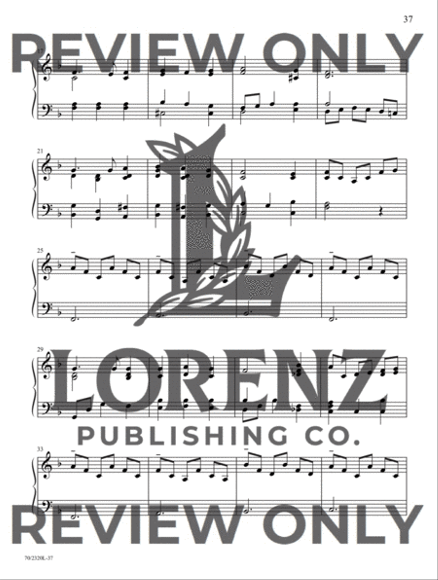 Songs of Prayer and Hopefulness Piano Solo scores gallery preview page 18