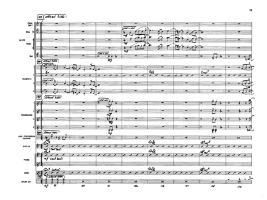 Andromeda Jazz Ensemble scores gallery preview page 14
