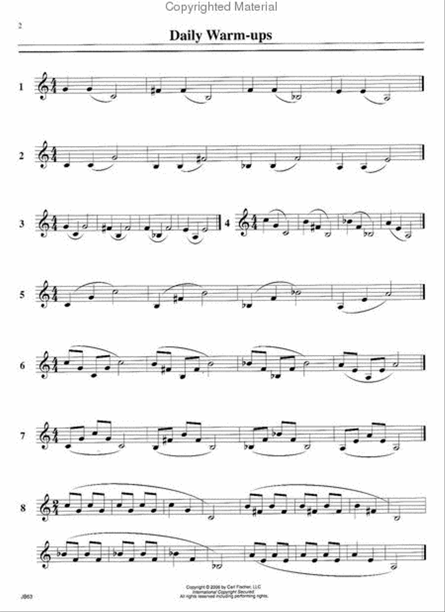 Connections (Trumpet 1) Concert Band Methods scores gallery preview page 2
