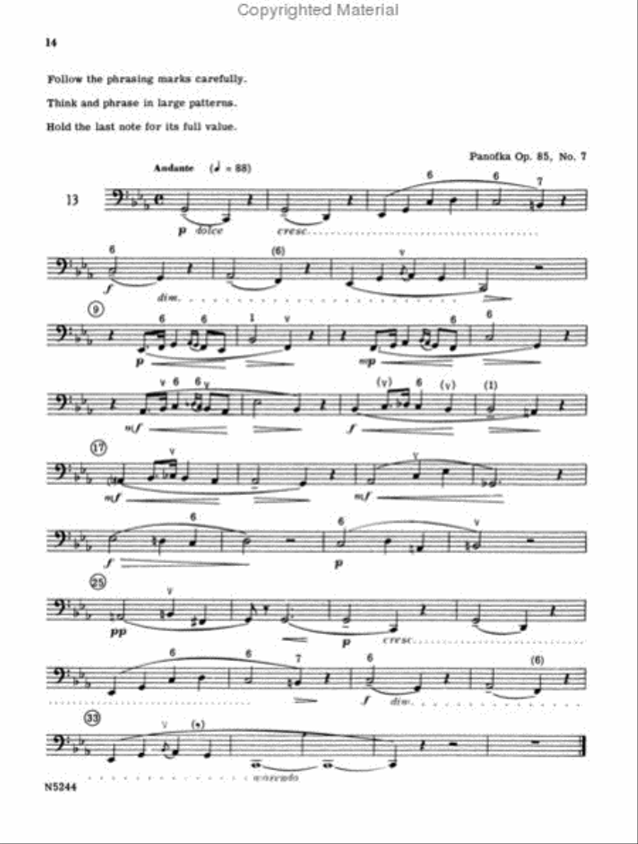 Studies in Legato Trombone scores gallery preview page 3