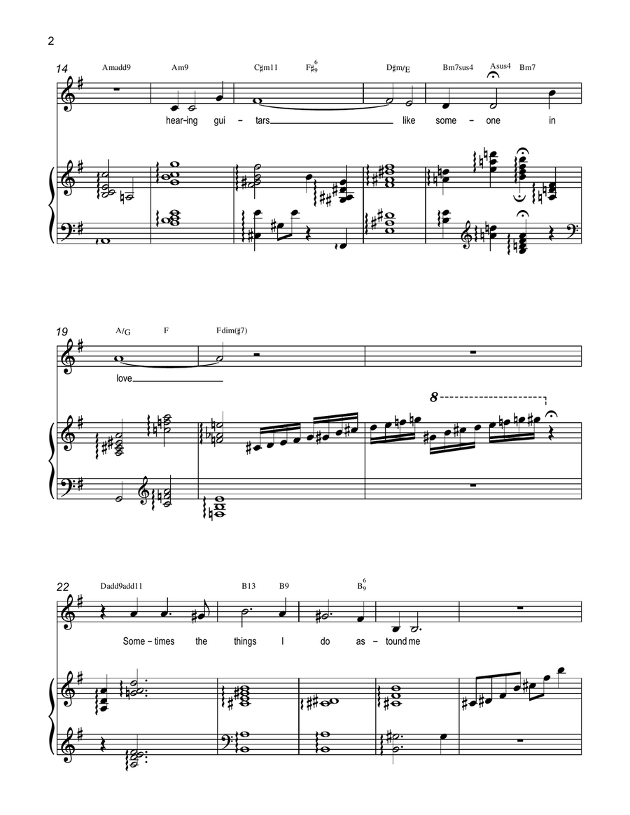 Like Someone In Love Voice scores gallery preview page 2