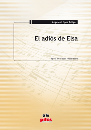 El Adios de Elsa (Vocal Score)