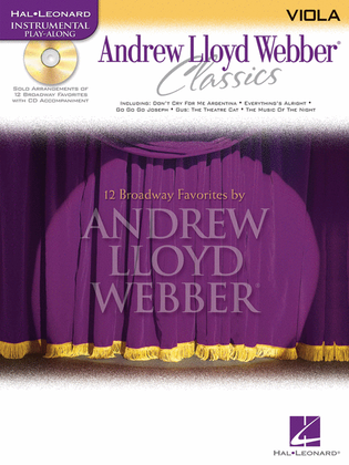 Book cover for Andrew Lloyd Webber Classics - Viola