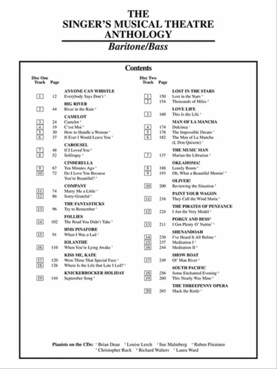 Singer's Musical Theatre Anthology – Volume 1 Baritone Voice scores gallery preview page 4