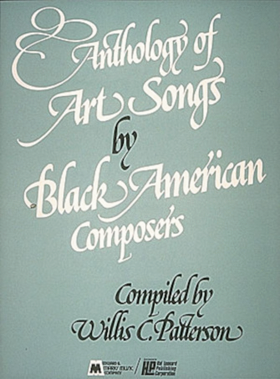 Anthology of Art Songs by Black American Composers