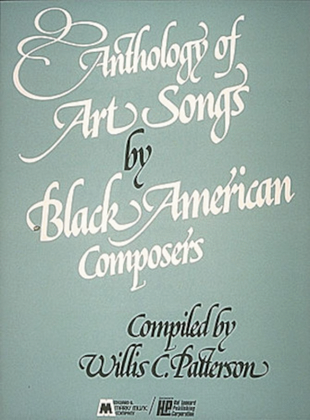 Book cover for Anthology of Art Songs by Black American Composers