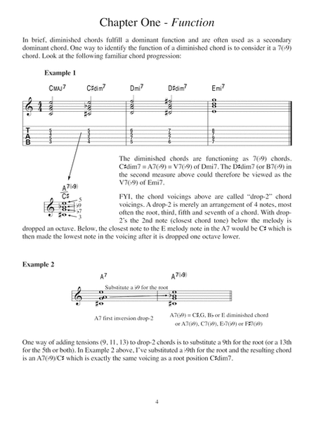 MBGU Jazz Curriculum: Diminished Workbook image number null
