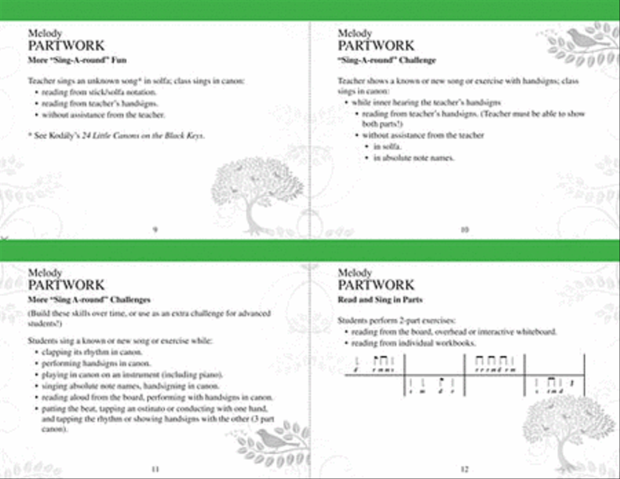 First, We Sing! Activity Cards Choir scores gallery preview page 7