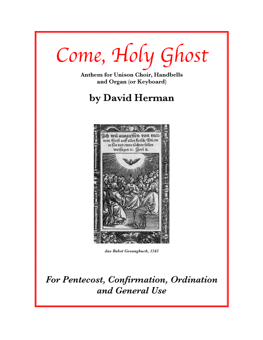 Come, Holy Ghost