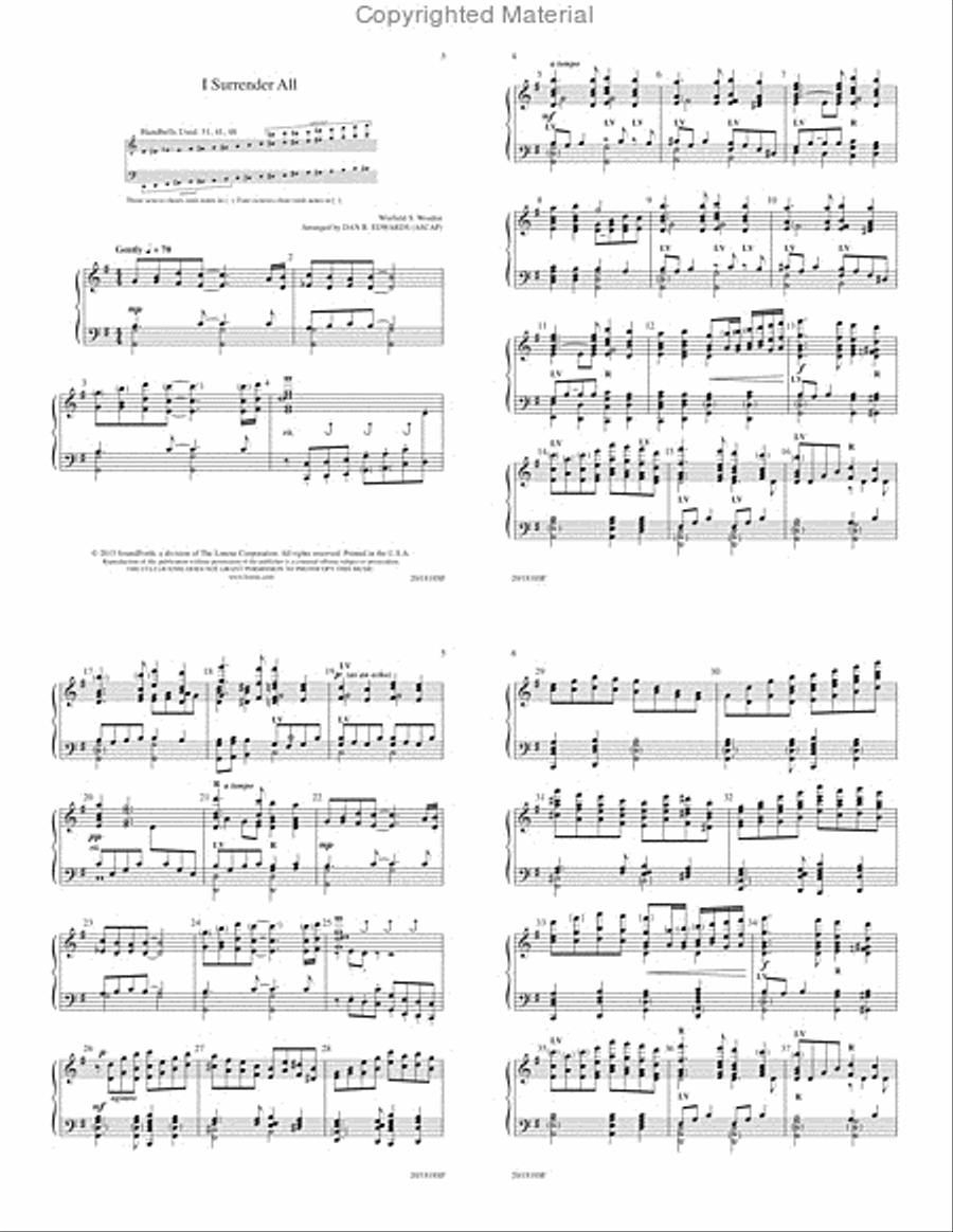 I Surrender All I Surrender All 5-Octaves scores gallery preview page 2