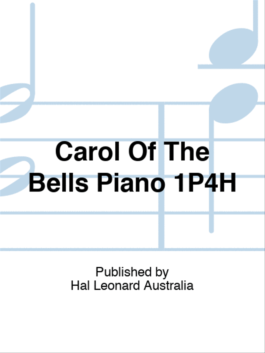 Carol Of The Bells Piano 1P4H Piano scores gallery preview page 1