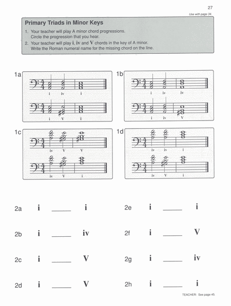 Alfred's Basic Piano Course Ear Training, Level 3