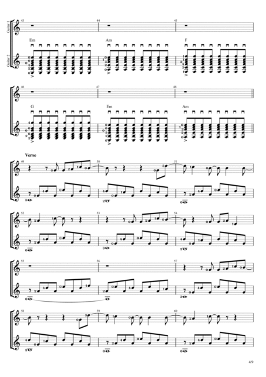 Titanium Titanium Guitar scores gallery preview page 4