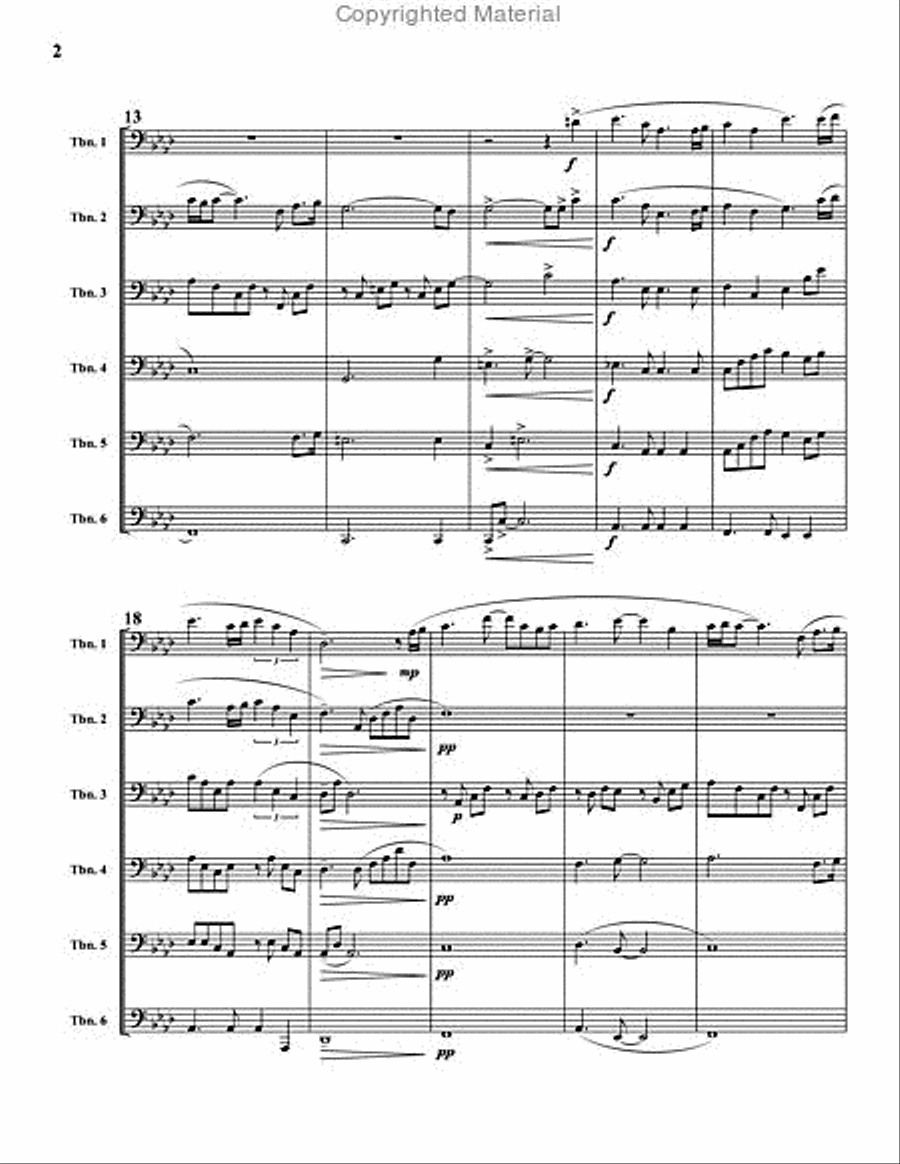 Visions Trombone scores gallery preview page 3