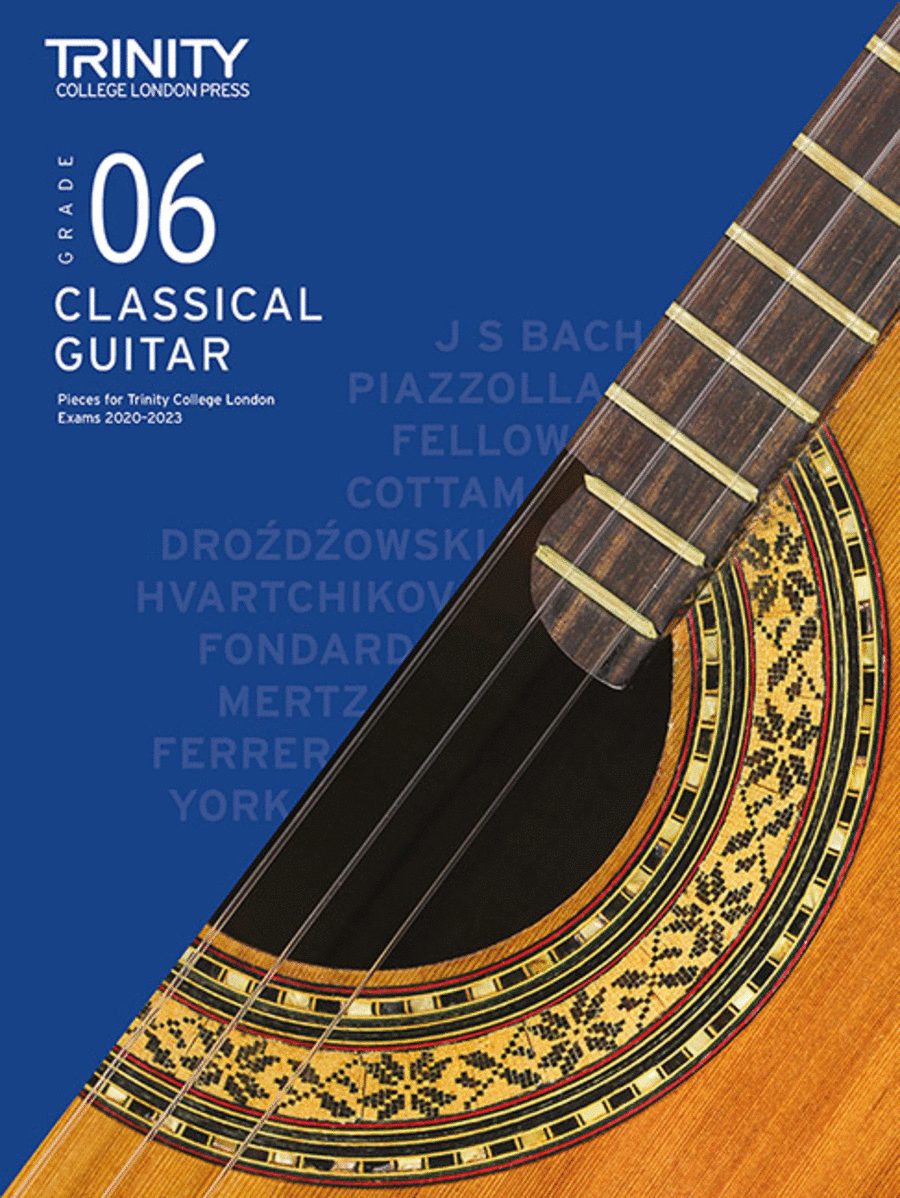 Classical Guitar Exam Pieces 2020-2023: Grade 6 Acoustic Guitar scores gallery preview page 1