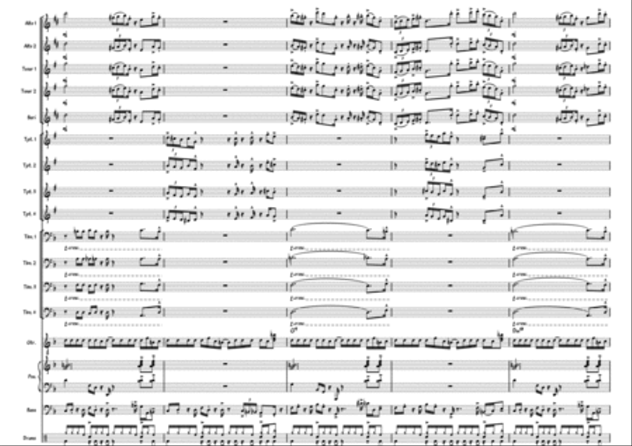 Funk at the Eem Jazz Ensemble scores gallery preview page 6