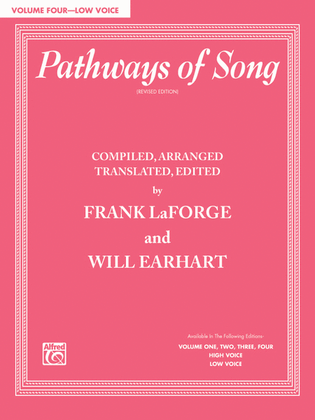 Book cover for Pathways of Song, Volume 4
