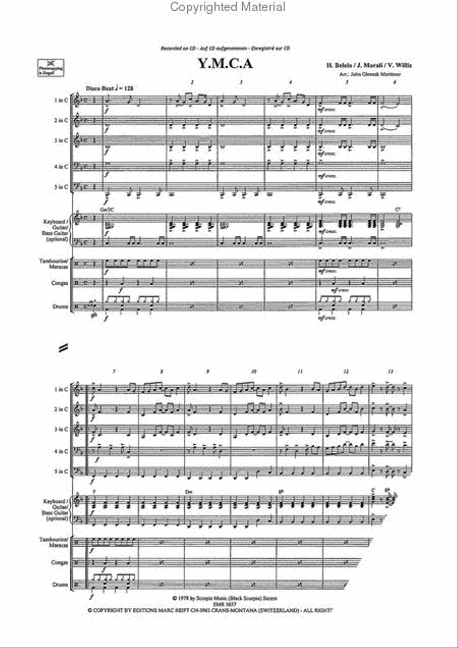 Y.M.C.A Y.M.C.A Brass Ensemble scores gallery preview page 3
