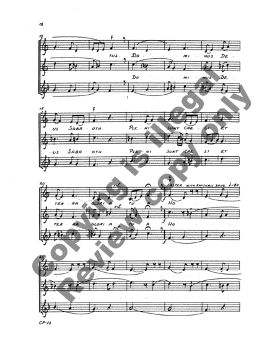 Mass of Tournai Mass of Tournai 3-Part scores gallery preview page 16