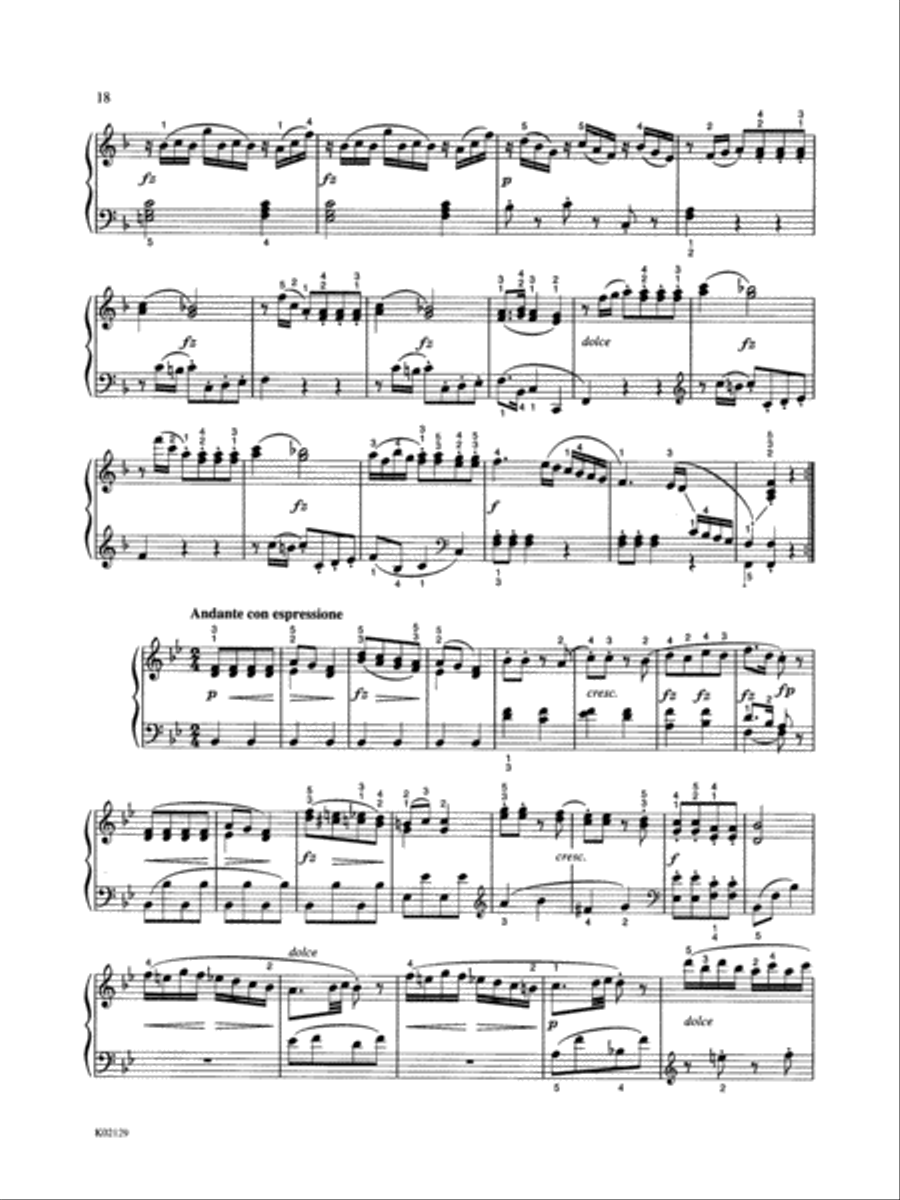 Clementi: Six Sonatinas, Op. 36, No. 4 Piano Solo scores gallery preview page 3