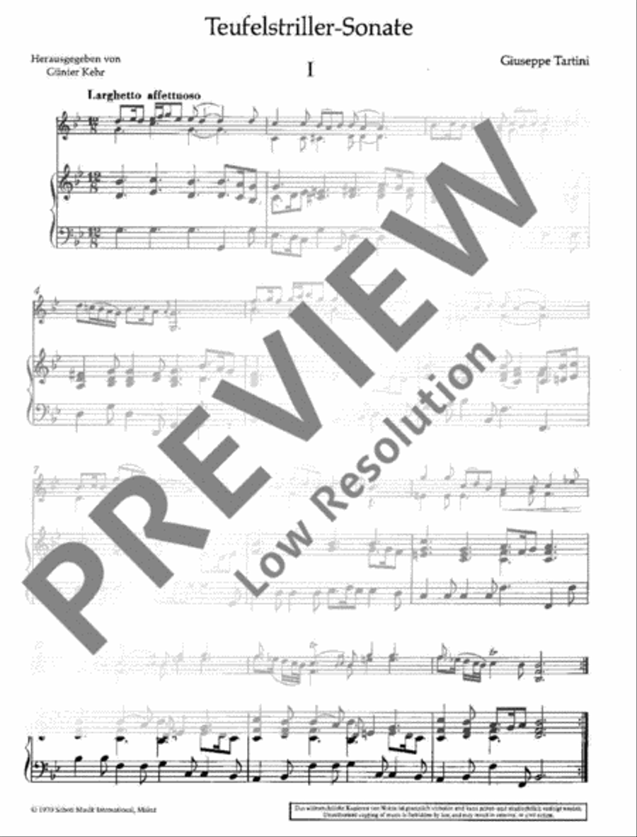 Sonata G Minor Sonata G Minor Violin Solo scores gallery preview page 6