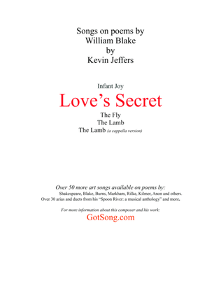 Love's Secret (poem by William Blake)