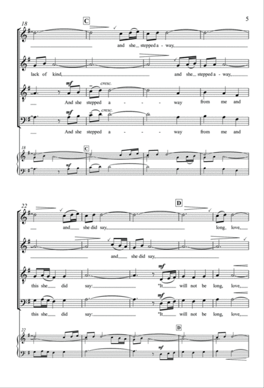 She Moved Through The Fair 4-Part scores gallery preview page 5