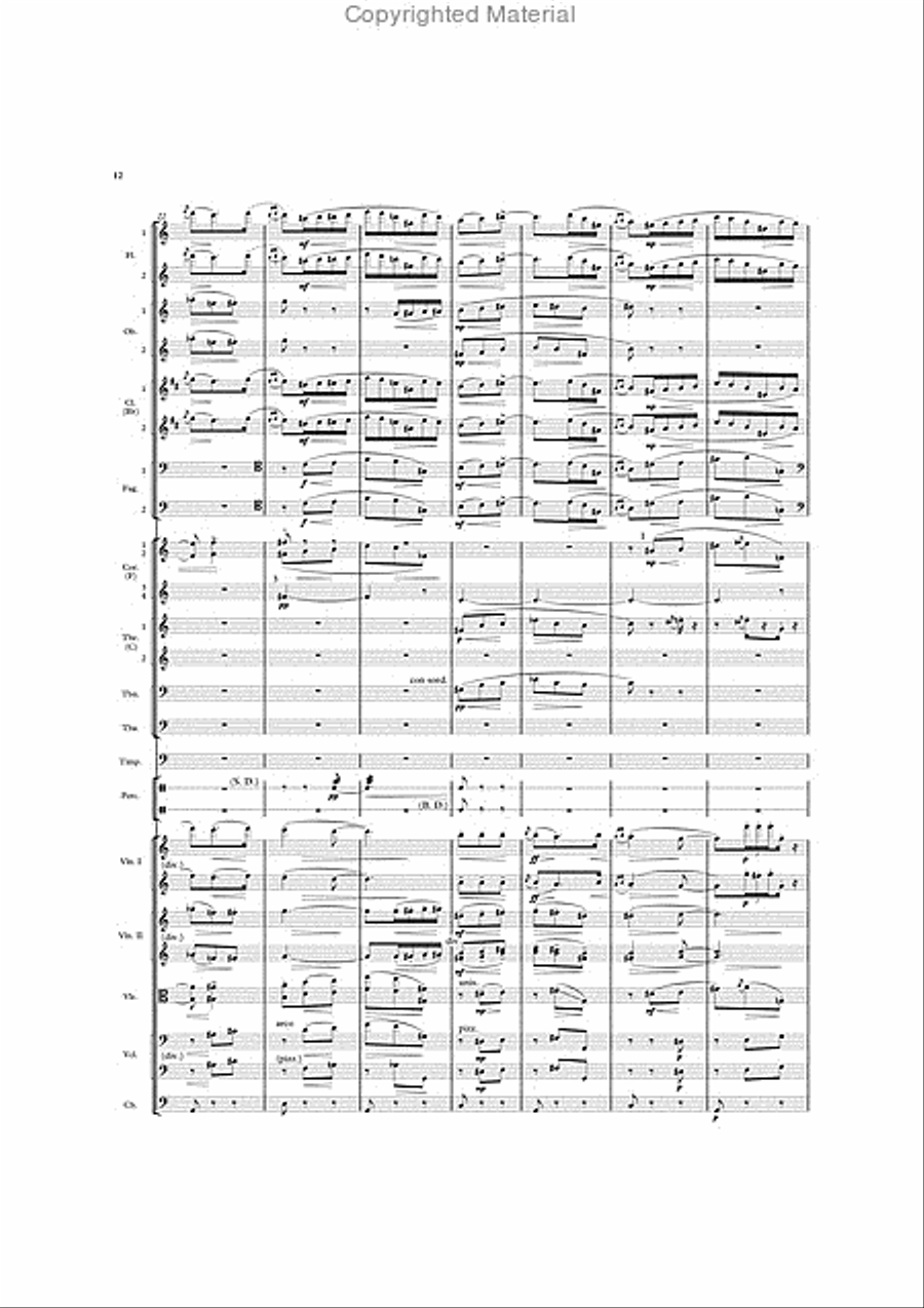 Facade: First and Second Suites for Orchestra Orchestra scores gallery preview page 9