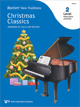 Book cover for Bastien New Traditions: Christmas Classics Level 2