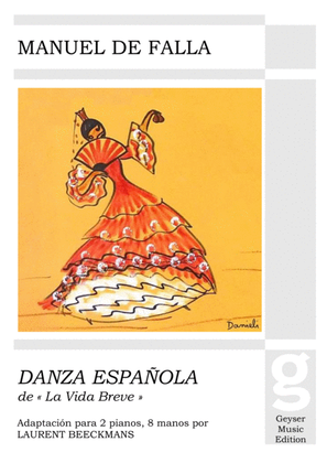 Book cover for De Falla - Spanish Dance - 2 pianos 8 hands