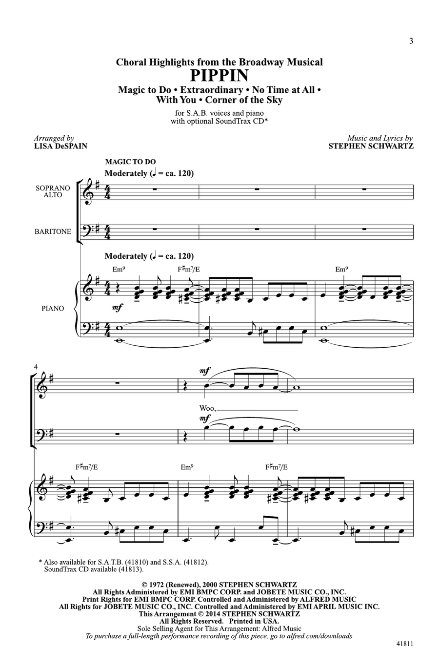Pippin: Choral Highlights