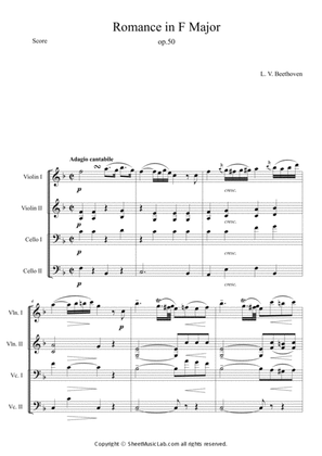 Book cover for Romance in F Major op.50