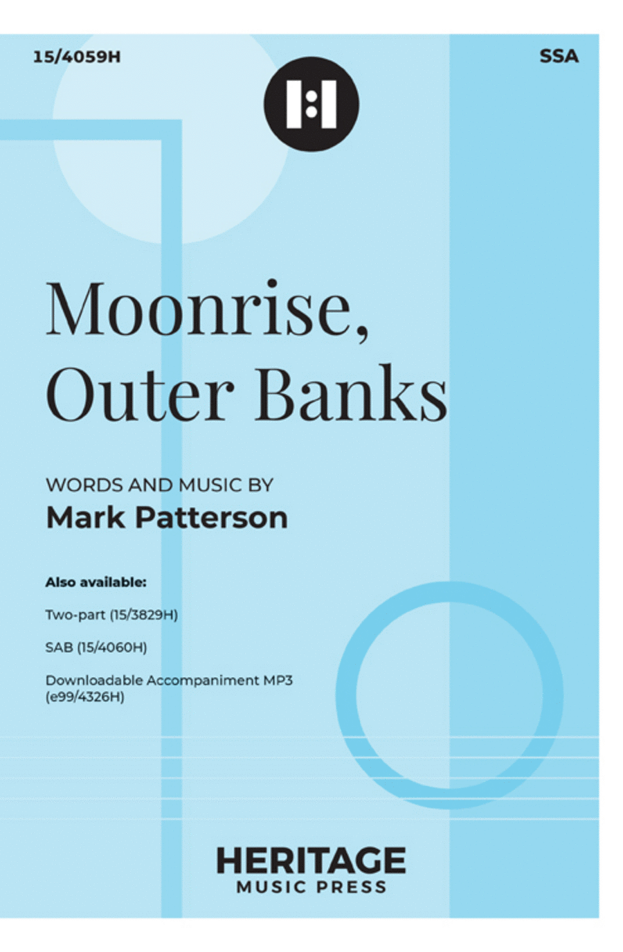 Moonrise, Outer Banks SSA scores gallery preview page 1
