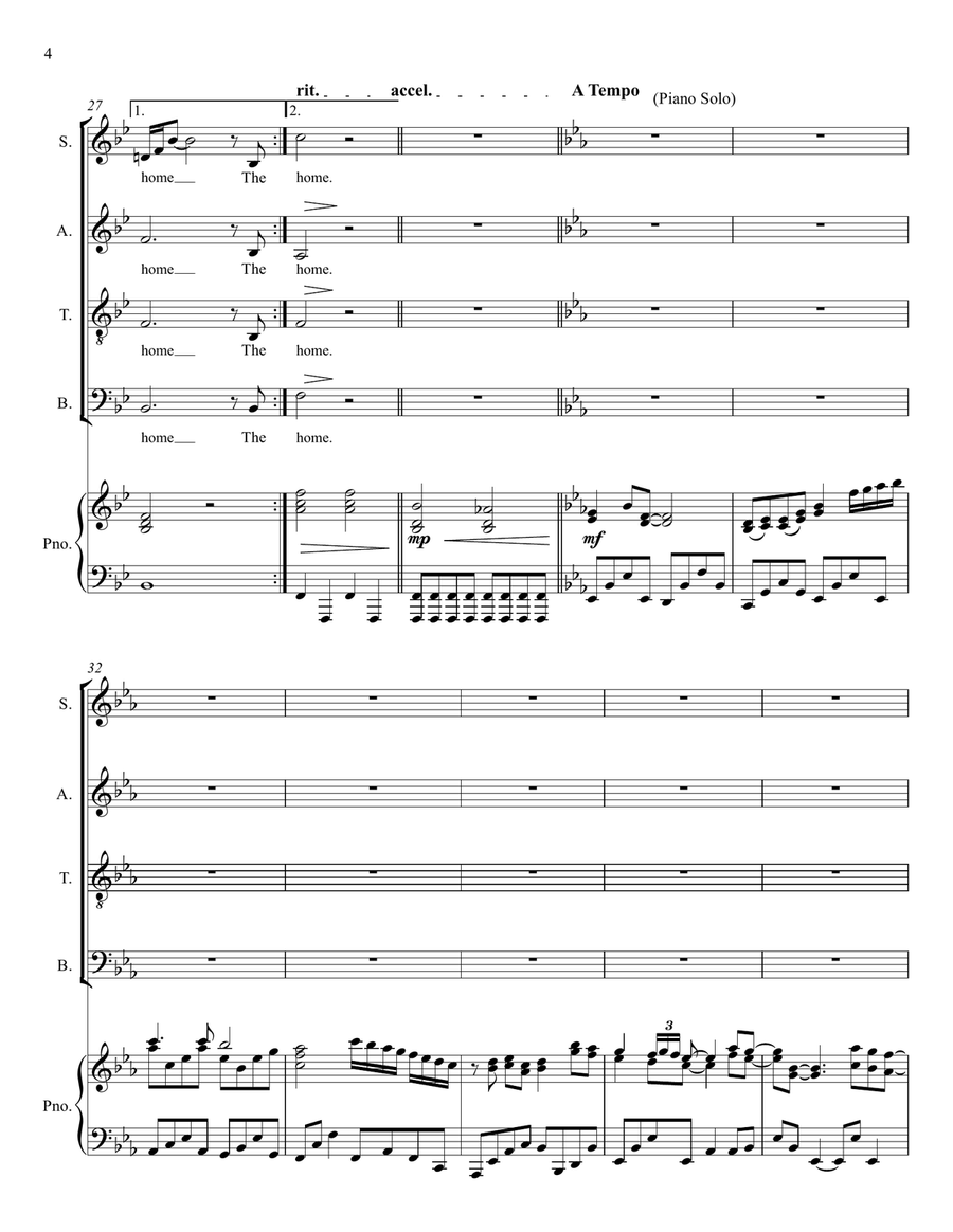 Save Me 4-Part scores gallery preview page 4