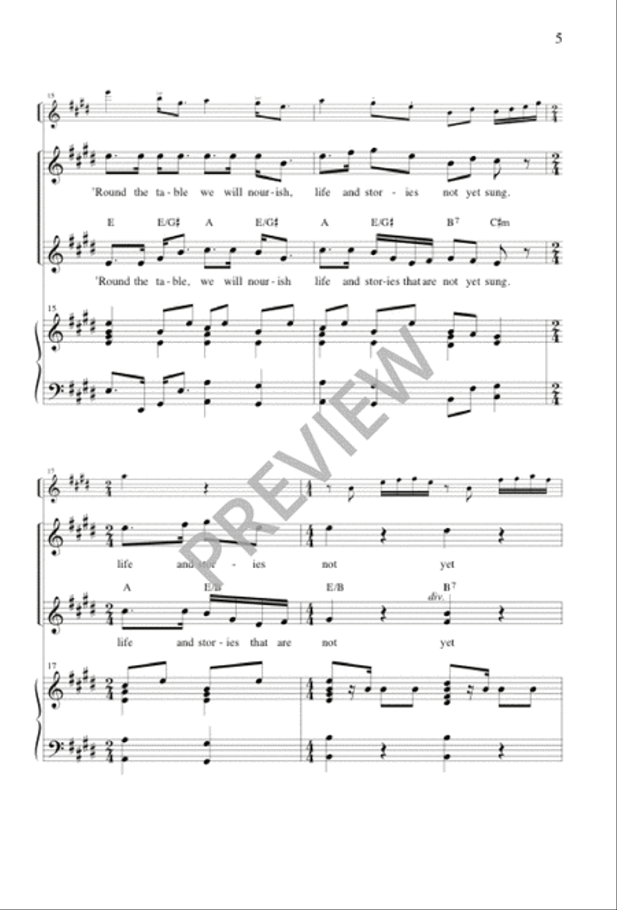 ’Round the Table 2-Part scores gallery preview page 6