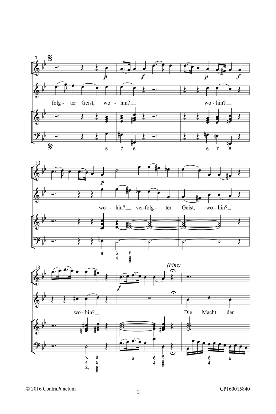 Harmonischer Gottesdienst TWV 1:1467 Verfolgter Geist, wohin? Oboe Solo scores gallery preview page 6