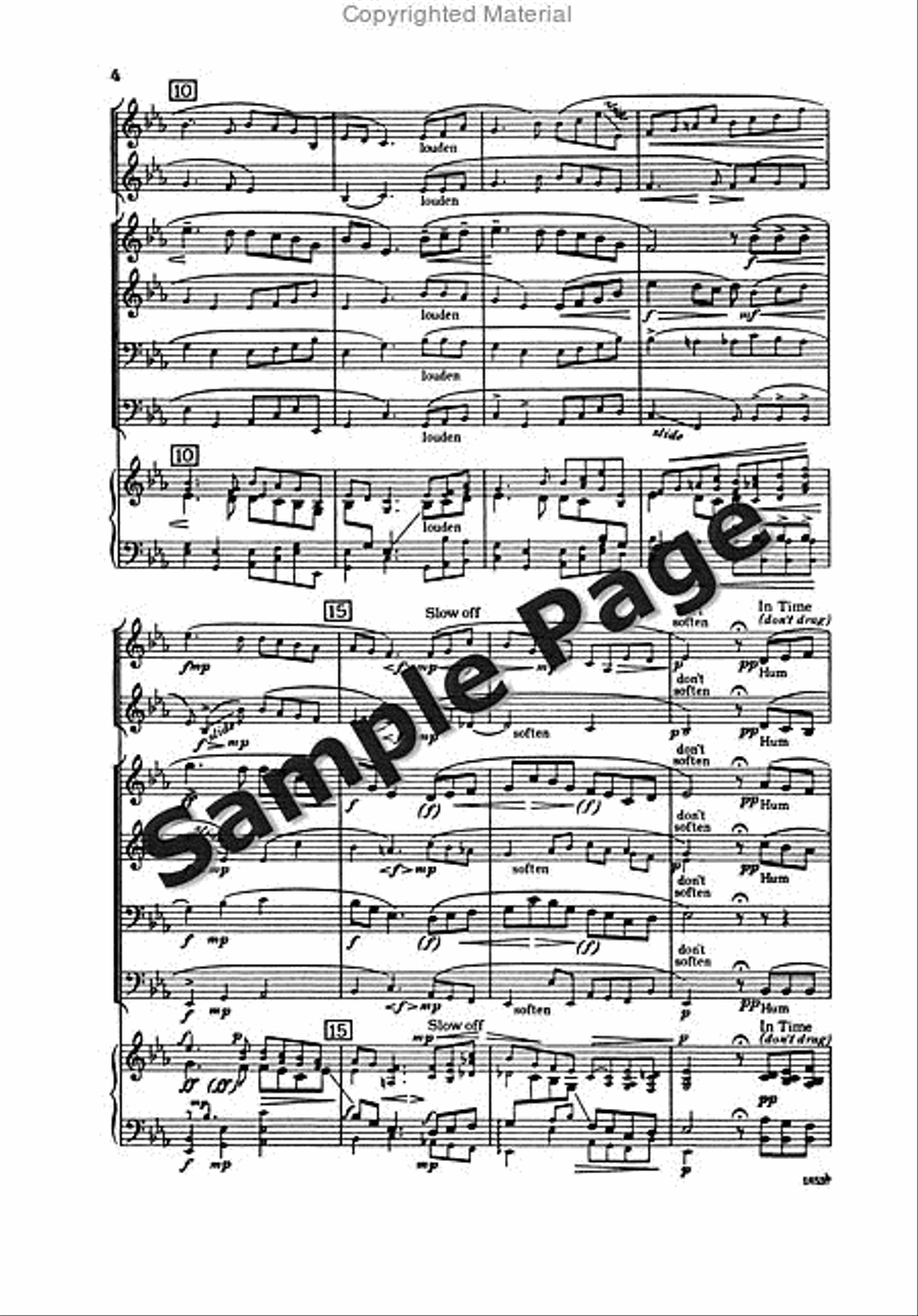 Irish Tune from County Derry Divisi scores gallery preview page 5
