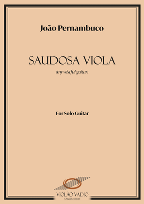 Book cover for Saudosa Viola - Classical Guitar