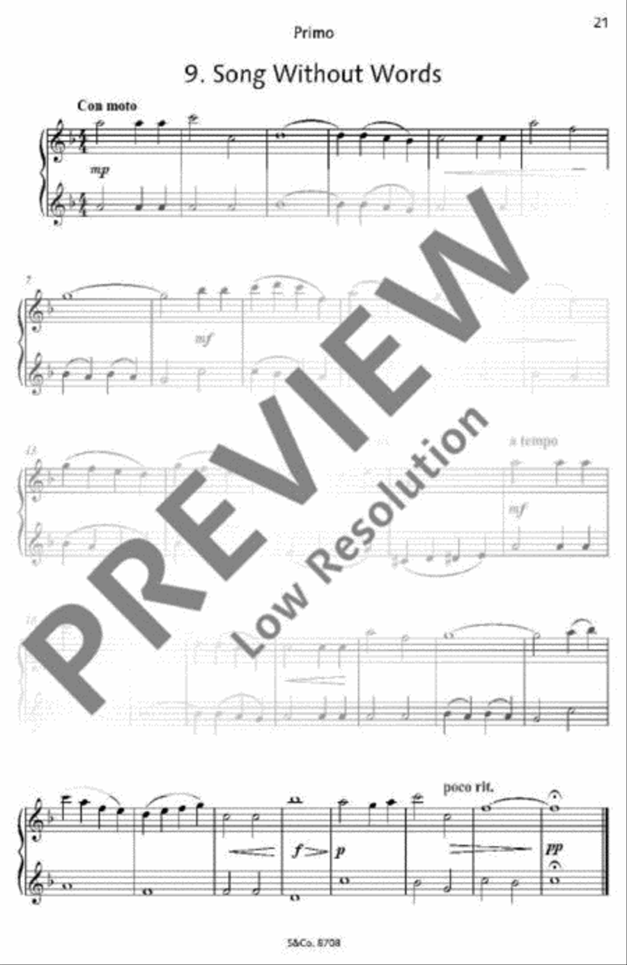 Just for Two Easy Piano scores gallery preview page 19