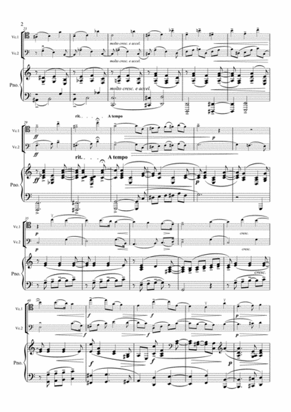 Rachmaninoff - Prelude Op23 No10 - Cello Duo 2 Cellos Cello Group